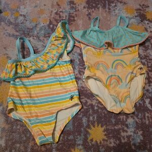 Matilda Jane Striped and Rainbow Kids Swimwear